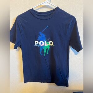 Polo by Ralph Lauren Kids Blue Graphic Tee